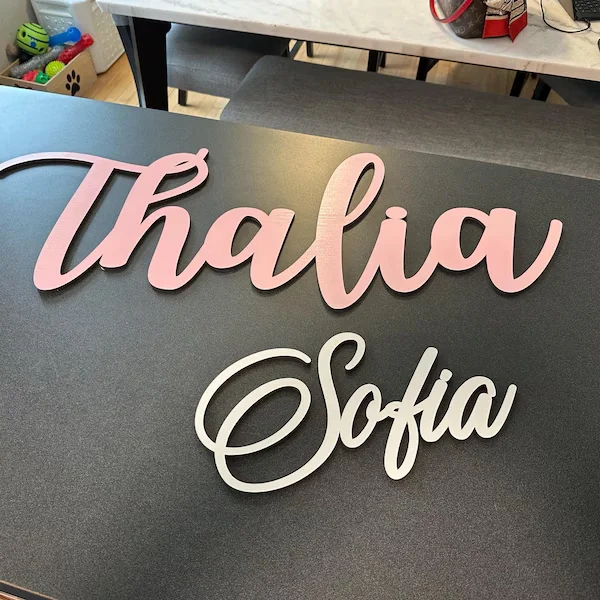 Personalized Wooden Name Sign 3